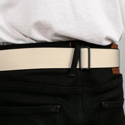 Built Ford Tough Seatbelt Belt - Natural Webbing