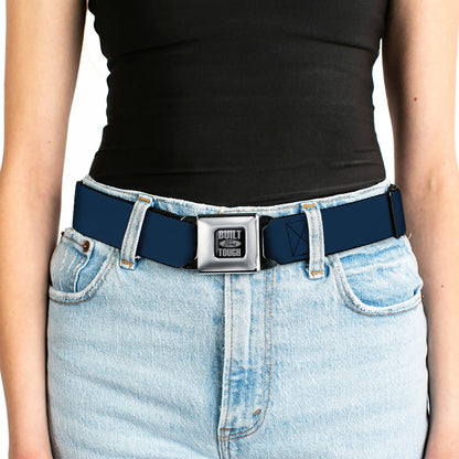 Built Ford Tough Seatbelt Belt - Navy Webbing