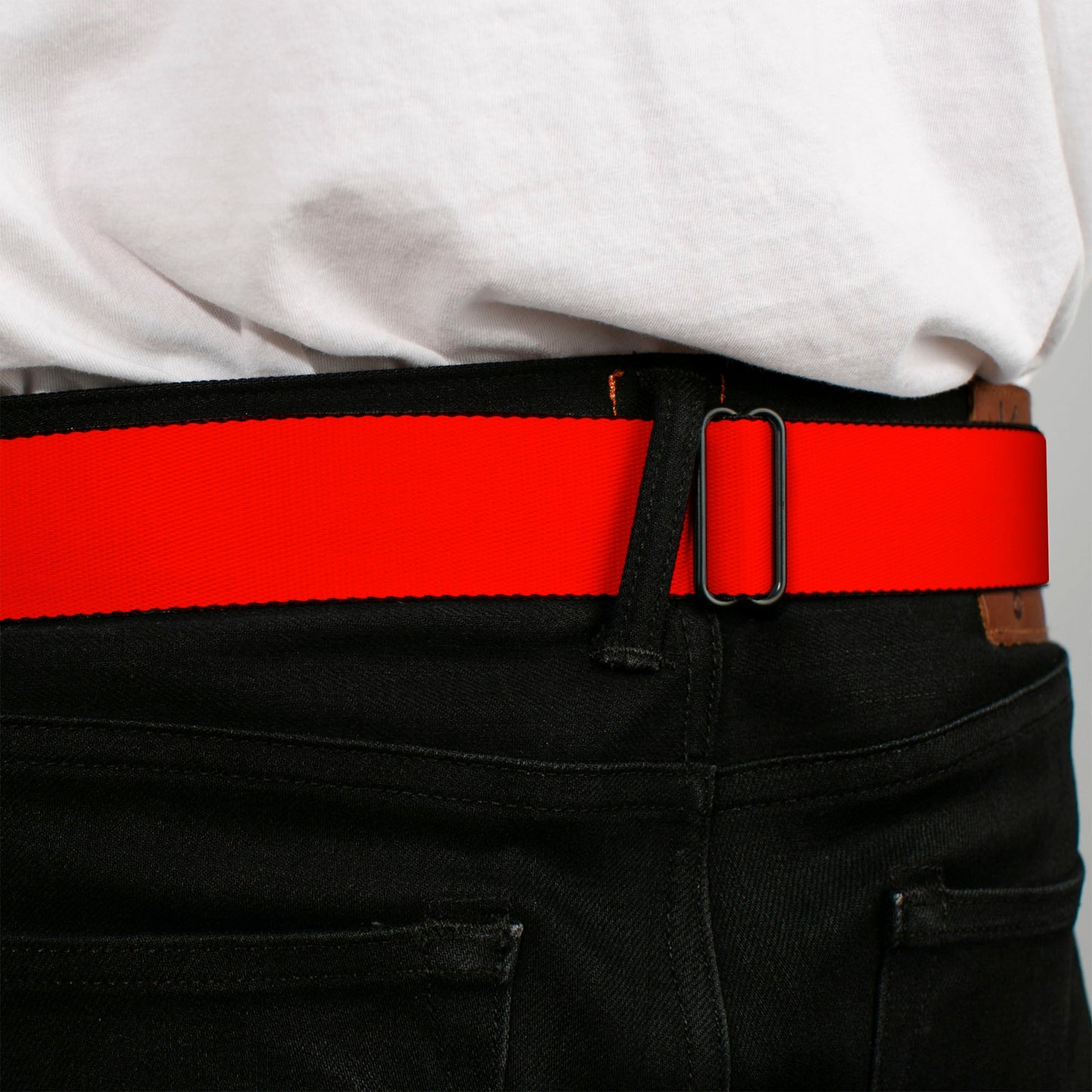 Built Ford Tough Seatbelt Belt - Red Webbing