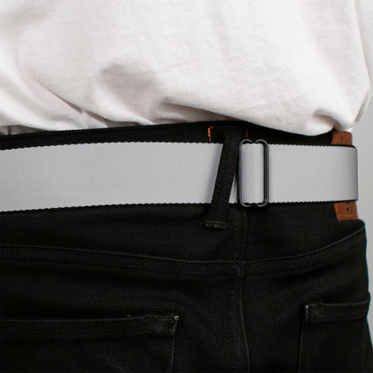 Built Ford Tough Seatbelt Belt - Silver Webbing