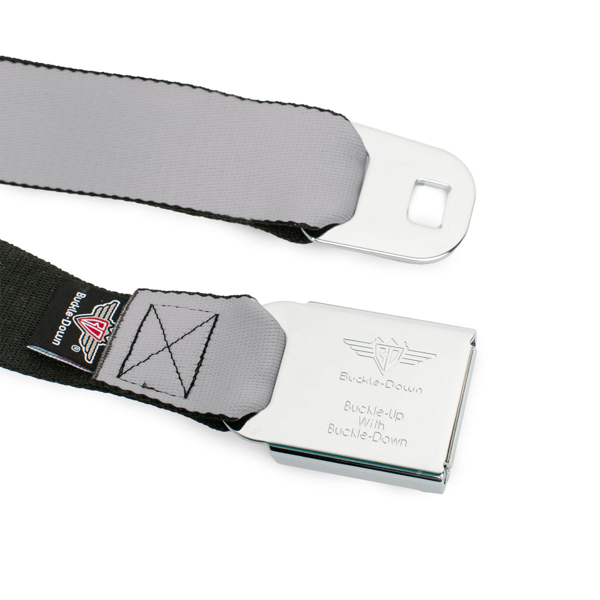 Built Ford Tough Seatbelt Belt - Silver Webbing