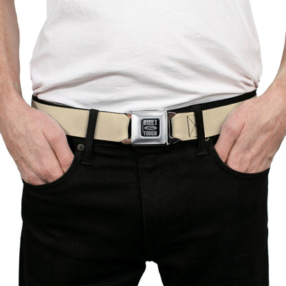 Built Ford Tough Seatbelt Belt - Tan Webbing