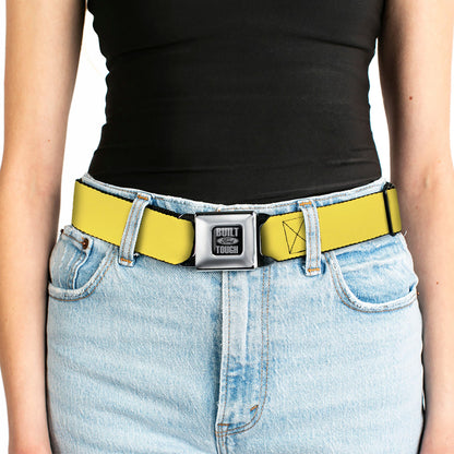 Built Ford Tough Seatbelt Belt - Yellow Webbing