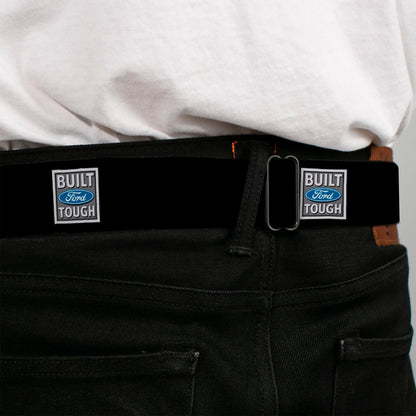 Built Ford Tough Seatbelt Belt - Built Ford Tough Logo REPEAT Webbing