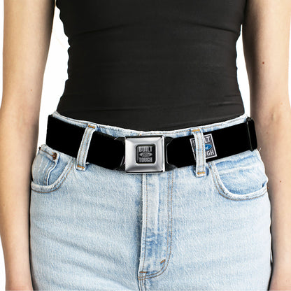 Built Ford Tough Seatbelt Belt - Built Ford Tough Logo REPEAT Webbing