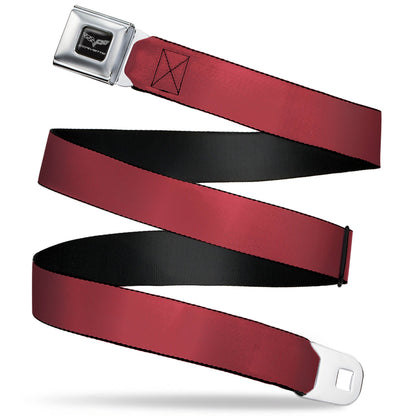C6 Seatbelt Belt - Burgundy Webbing