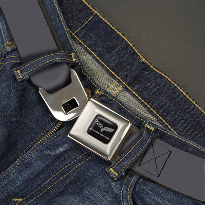 C6 Seatbelt Belt - Charcoal Webbing