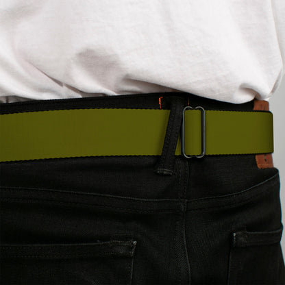 C6 Seatbelt Belt - Olive Webbing
