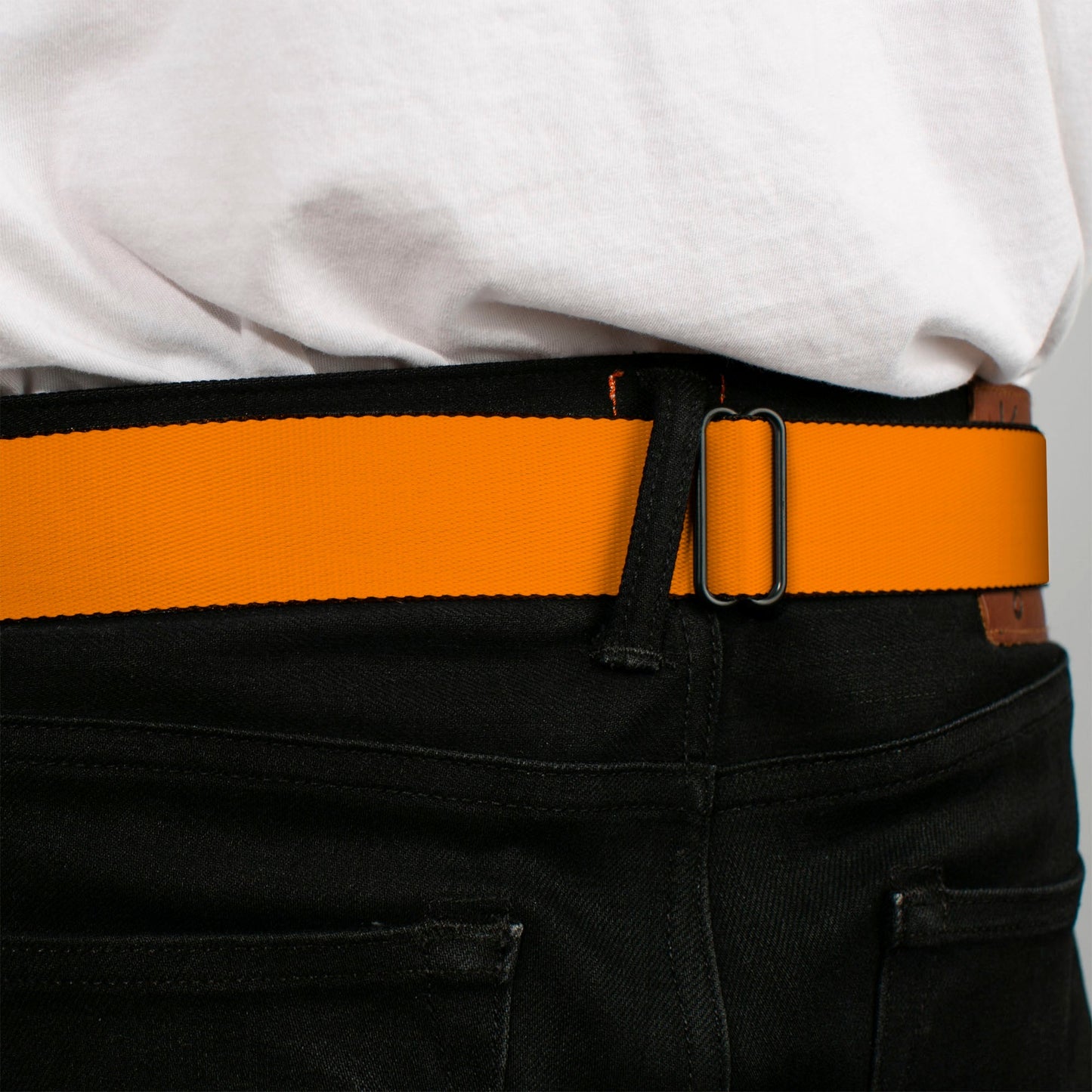 C6 Seatbelt Belt - Orange Webbing