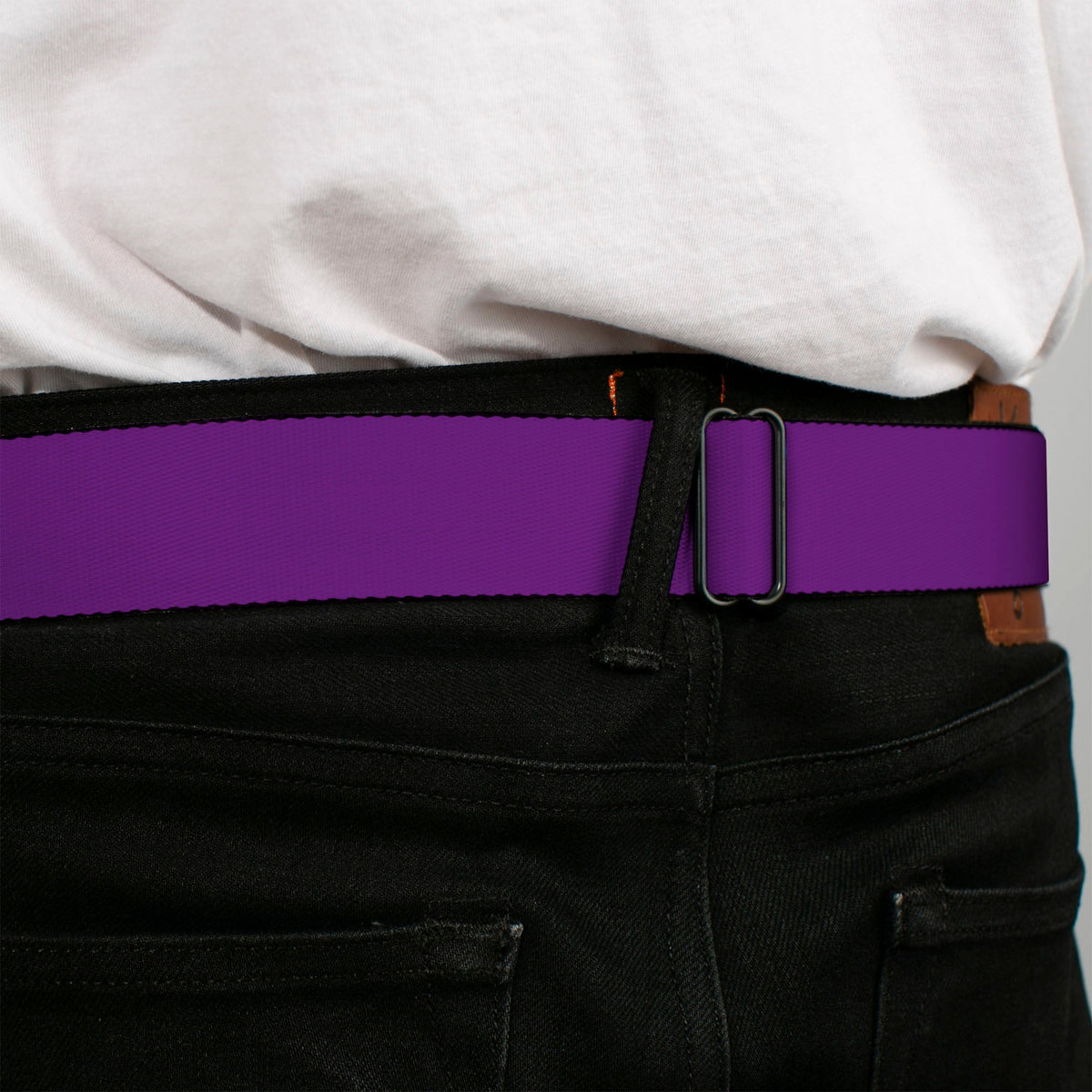 C6 Seatbelt Belt - Purple Webbing