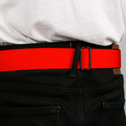 C6 Seatbelt Belt - Red Webbing