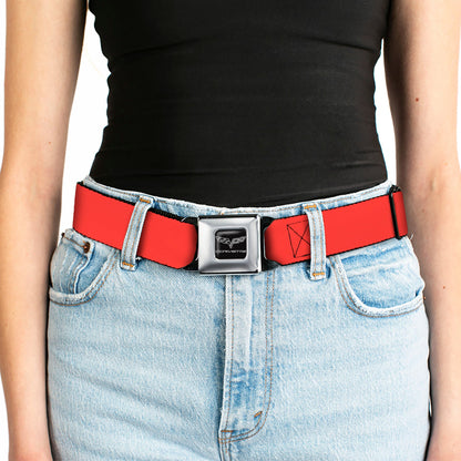 C6 Seatbelt Belt - Red Webbing