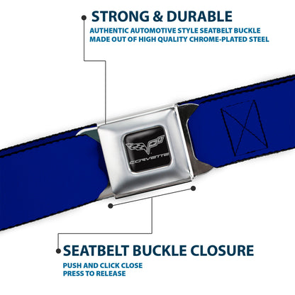 C6 Seatbelt Belt - Royal Webbing