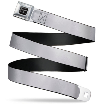 C6 Seatbelt Belt - Silver Webbing