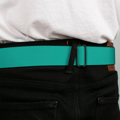 C6 Seatbelt Belt - Teal Webbing