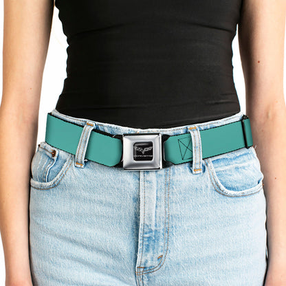 C6 Seatbelt Belt - Teal Webbing