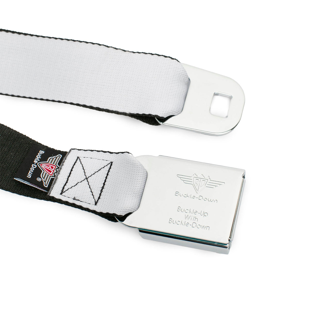 C6 Seatbelt Belt - White Webbing