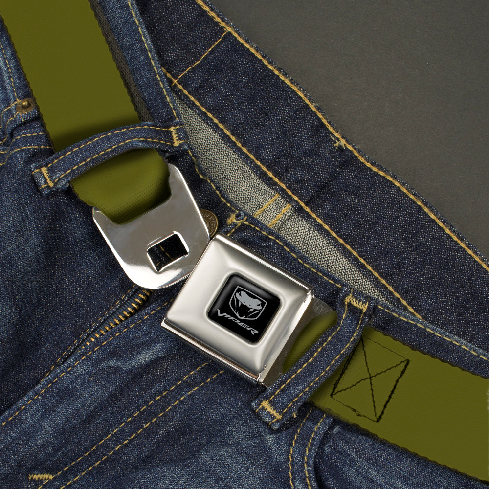 Dodge Viper Seatbelt Belt - Olive Webbing