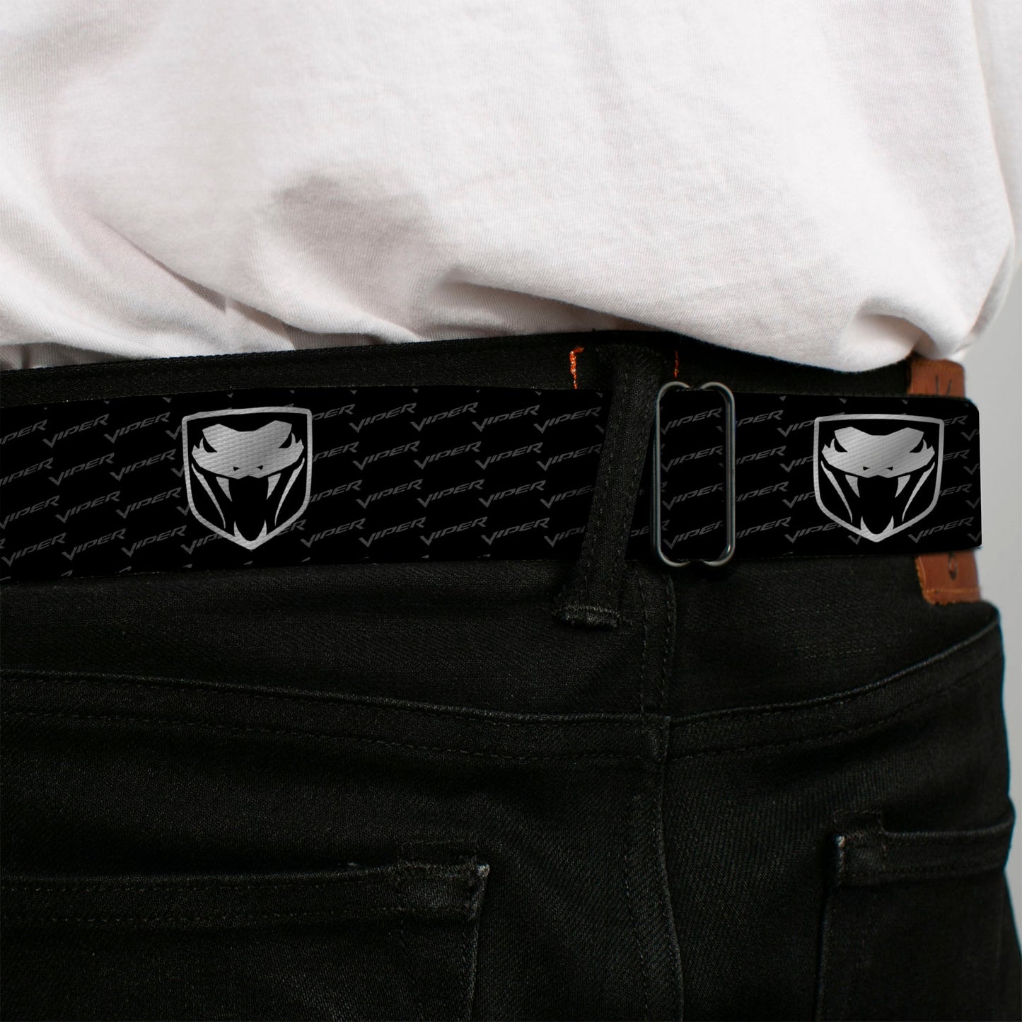 Dodge Viper Seatbelt Belt - Dodge Viper REPEAT w/Text Webbing