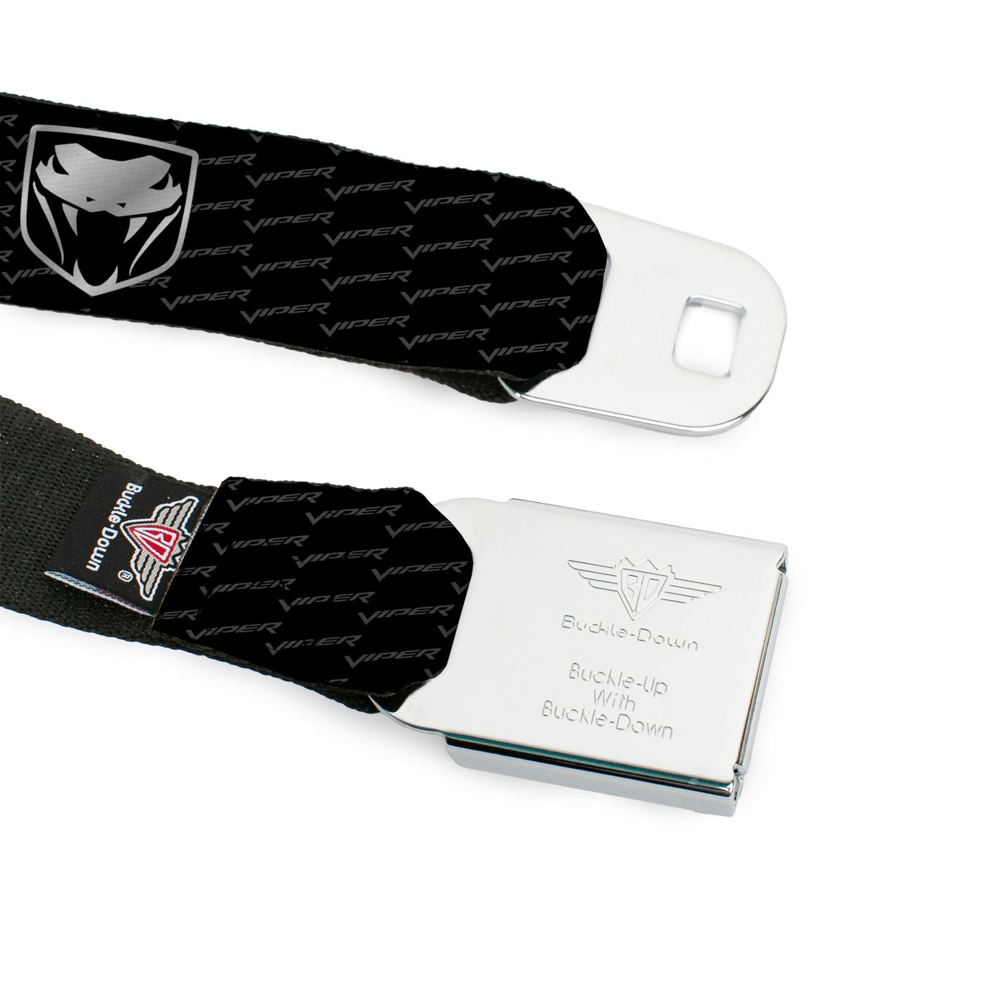 Dodge Viper Seatbelt Belt - Dodge Viper REPEAT w/Text Webbing