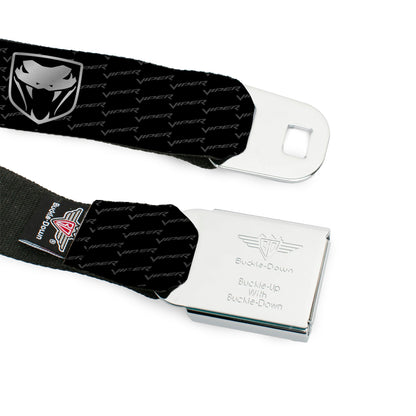 Dodge Viper Seatbelt Belt - Dodge Viper REPEAT w/Text Webbing