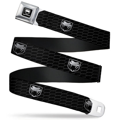 Dodge Viper Seatbelt Belt - Dodge Viper REPEAT w/Text Webbing
