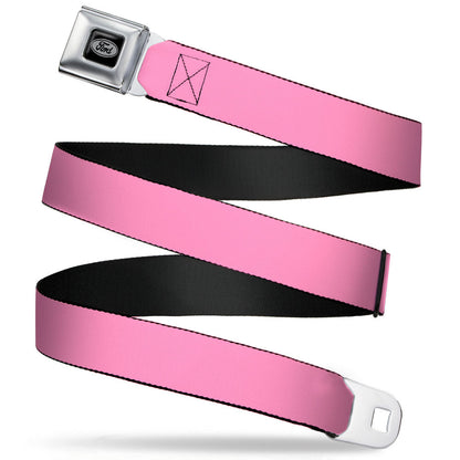 Ford Emblem Seatbelt Belt - Baby Pink Webbing