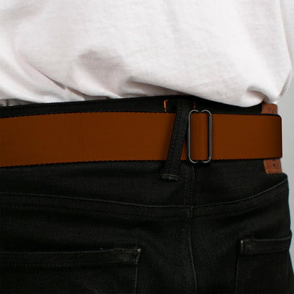 Ford Emblem Seatbelt Belt - Brown Webbing