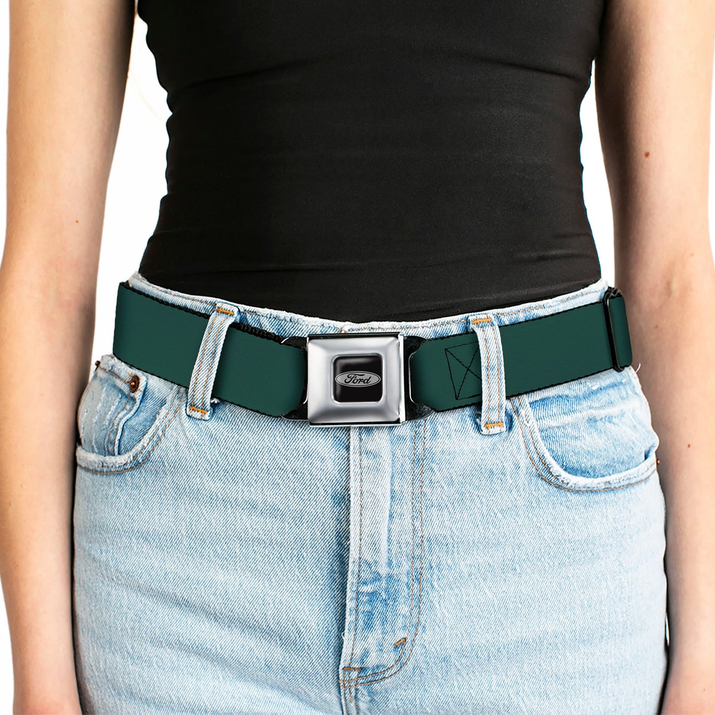 Ford Emblem Seatbelt Belt - Hunter Webbing