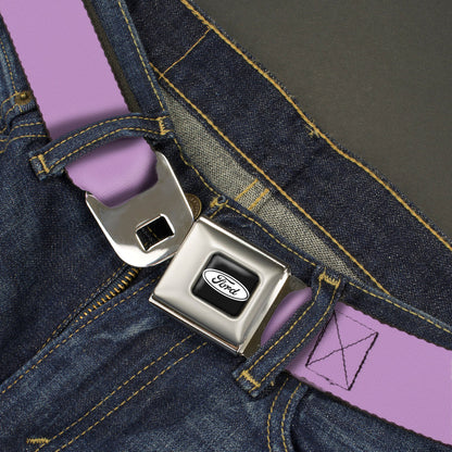 Ford Emblem Seatbelt Belt - Lavender Webbing