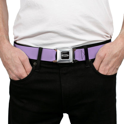 Ford Emblem Seatbelt Belt - Lavender Webbing