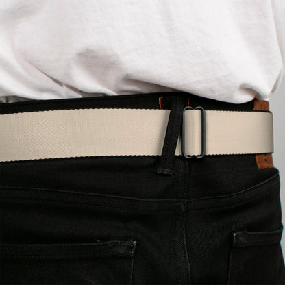 Ford Emblem Seatbelt Belt - Natural Webbing