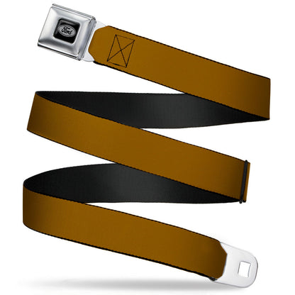Ford Emblem Seatbelt Belt - Olive Webbing