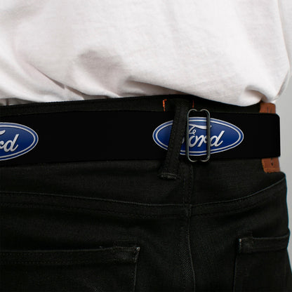 Ford Emblem Seatbelt Belt - Ford Oval Logo REPEAT Webbing