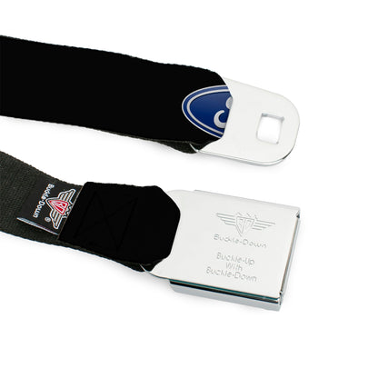 Ford Emblem Seatbelt Belt - Ford Oval Logo REPEAT Webbing