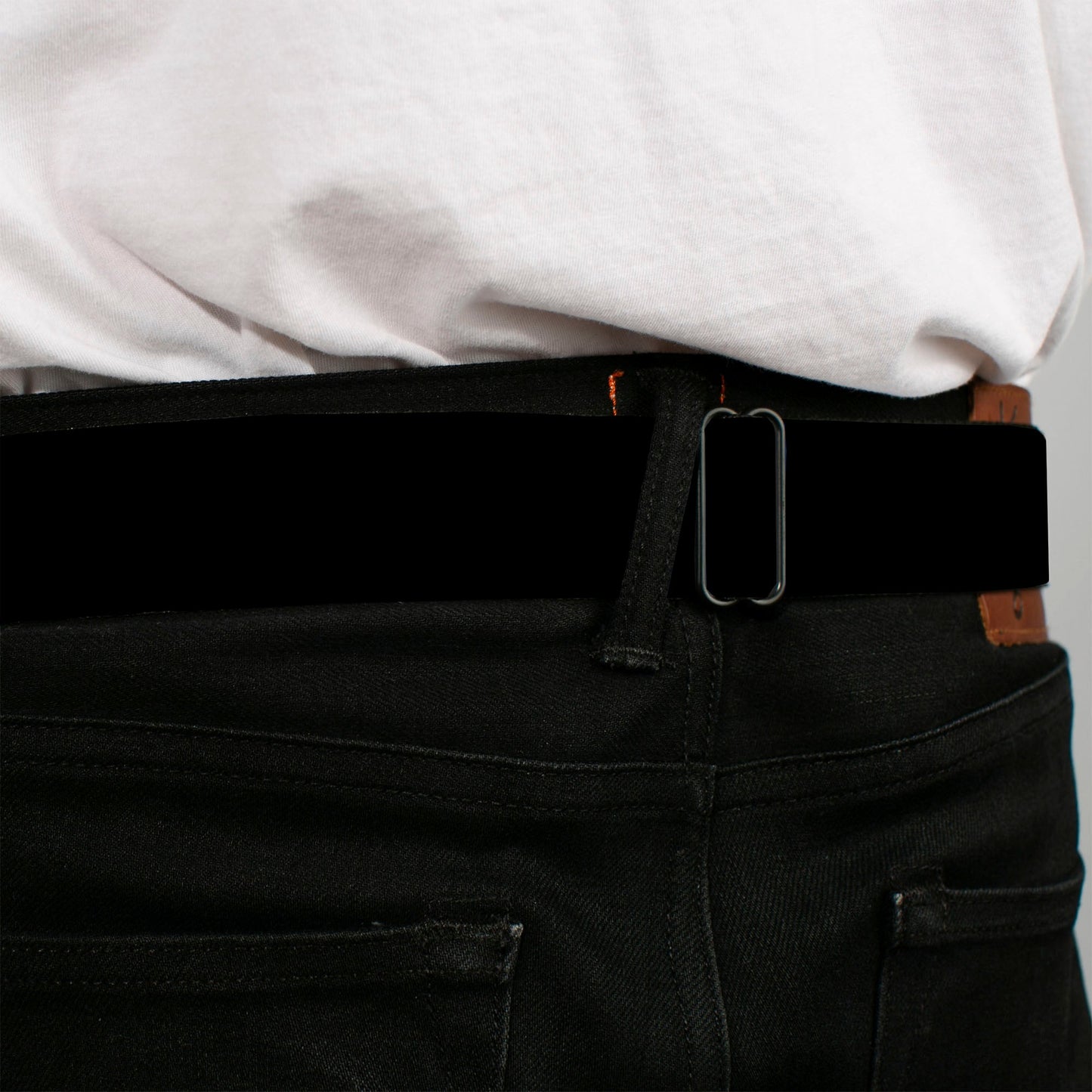 Ford Emblem Seatbelt Belt - FORD Script Single Black/White Webbing