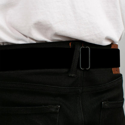 Ford Emblem Seatbelt Belt - FORD Script Single Black/White Webbing