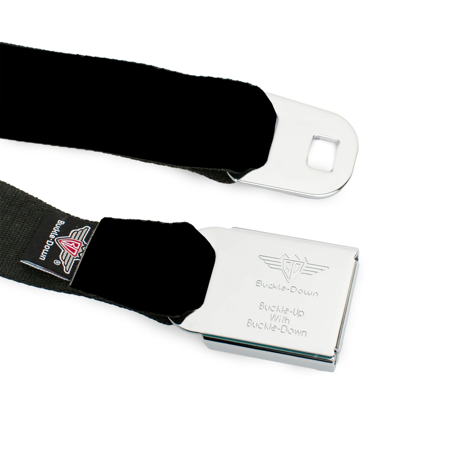 Ford Emblem Seatbelt Belt - FORD Script Single Black/White Webbing