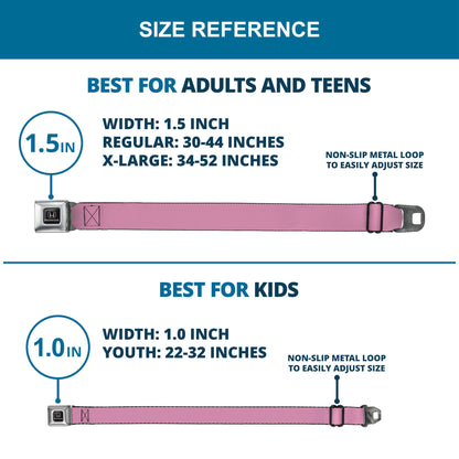 Honda Seatbelt Belt - Baby Pink Webbing