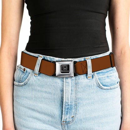 Honda Seatbelt Belt - Brown Webbing