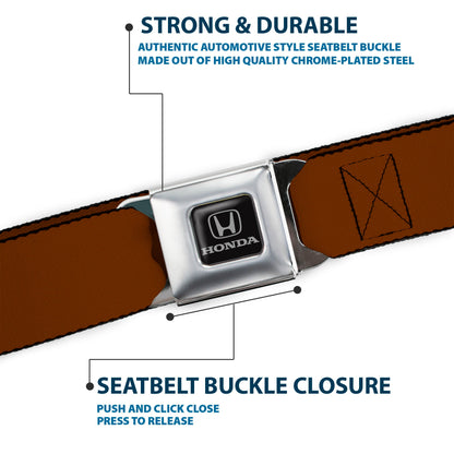 Honda Seatbelt Belt - Brown Webbing