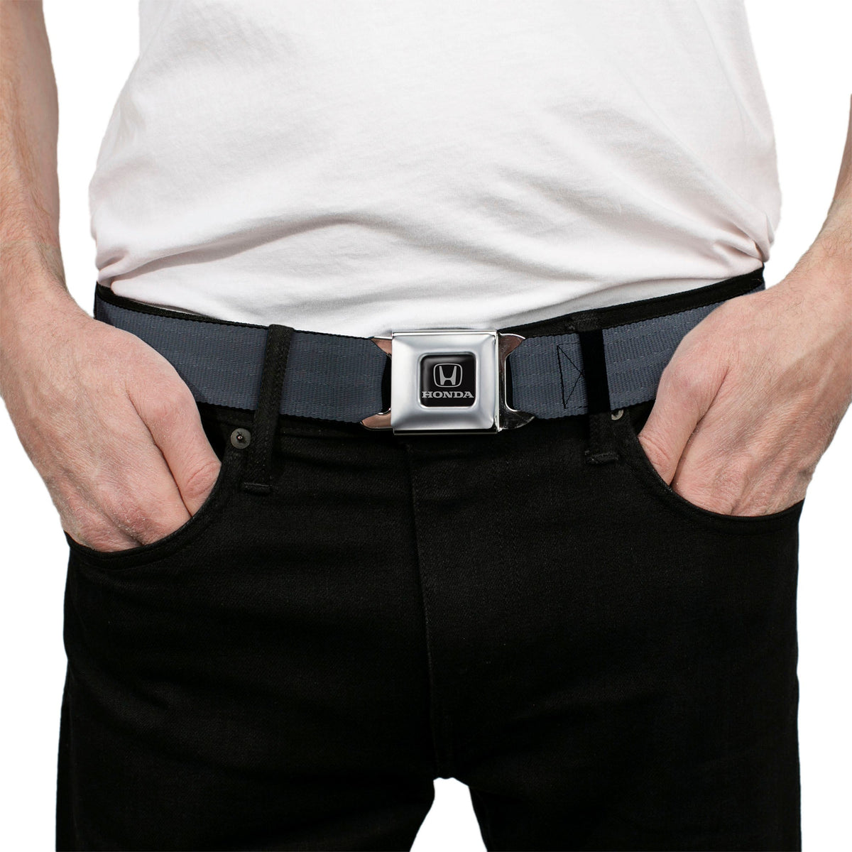 Honda Seatbelt Belt - Reclaimed Black Panel Webbing