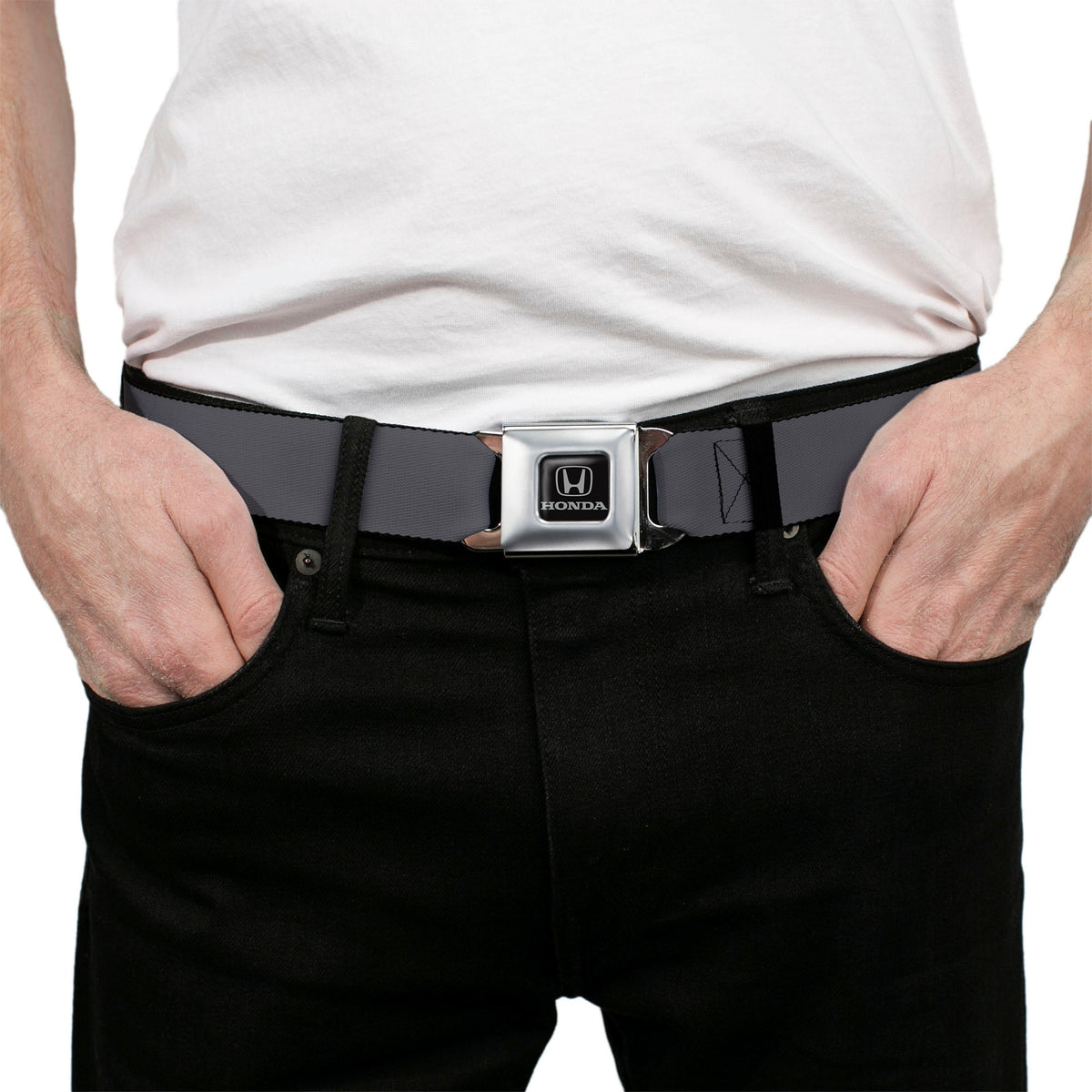 Honda Seatbelt Belt - Charcoal Webbing