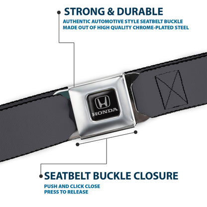 Honda Seatbelt Belt - Charcoal Webbing