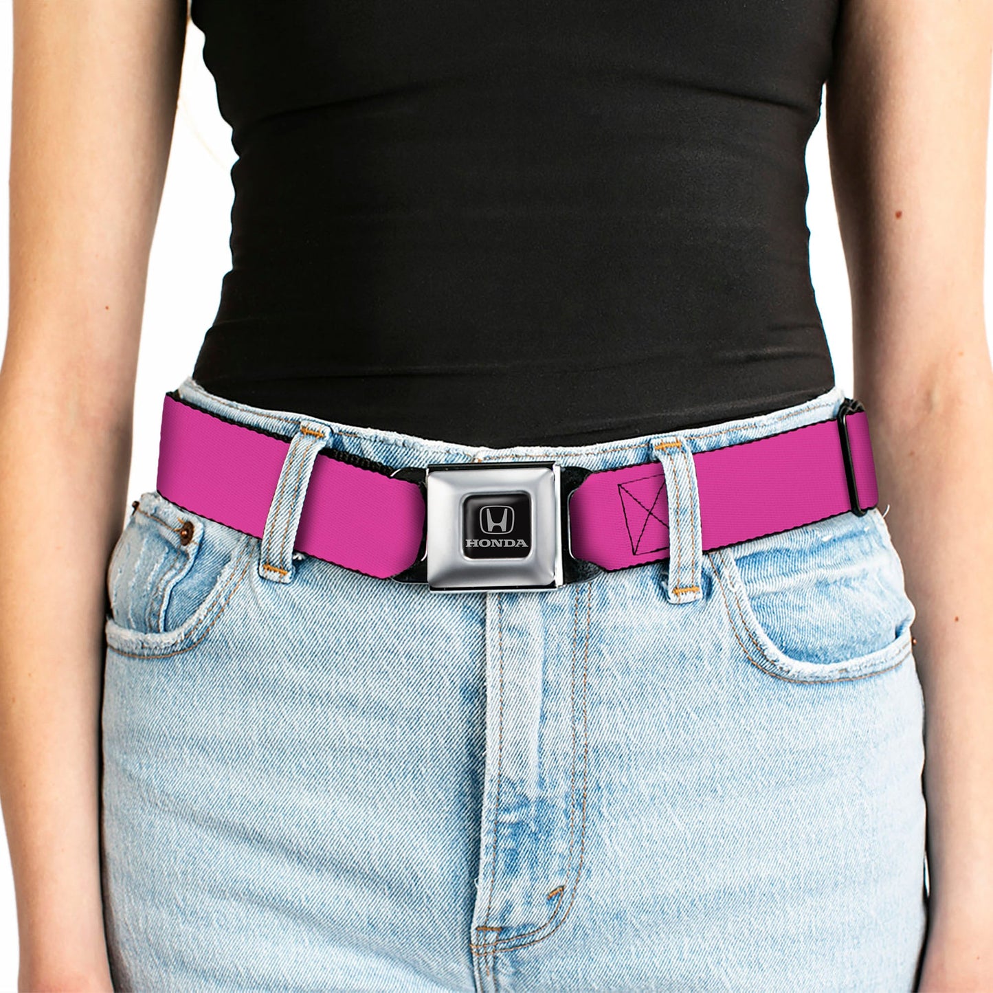 Honda Seatbelt Belt - Fuchsia Webbing