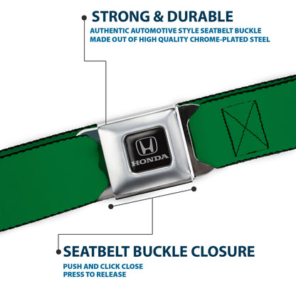 Honda Seatbelt Belt - Green Webbing
