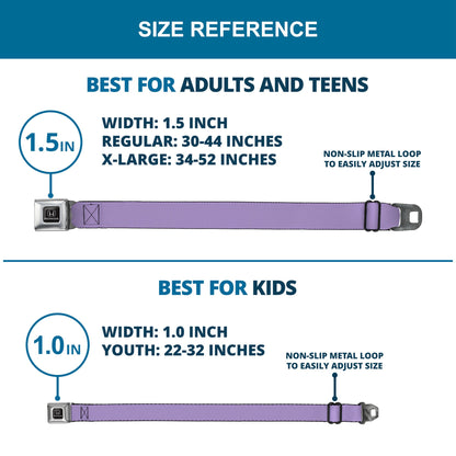 Honda Seatbelt Belt - Lavender Webbing