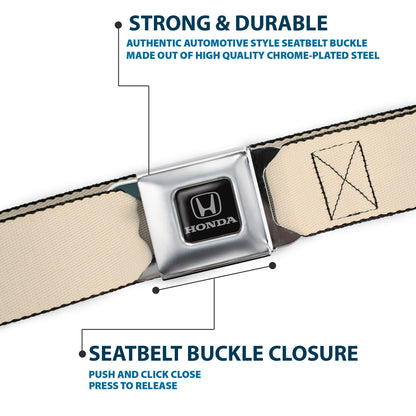 Honda Seatbelt Belt - Natural Webbing