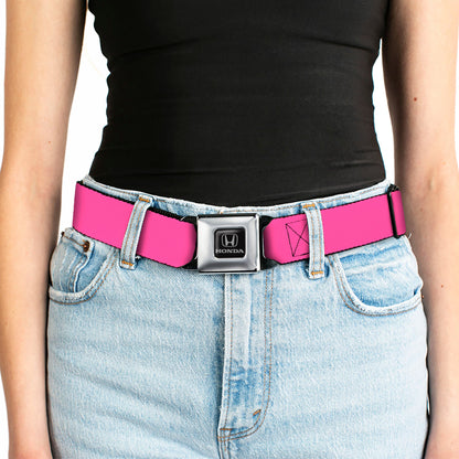 Honda Seatbelt Belt - Neon Pink Webbing