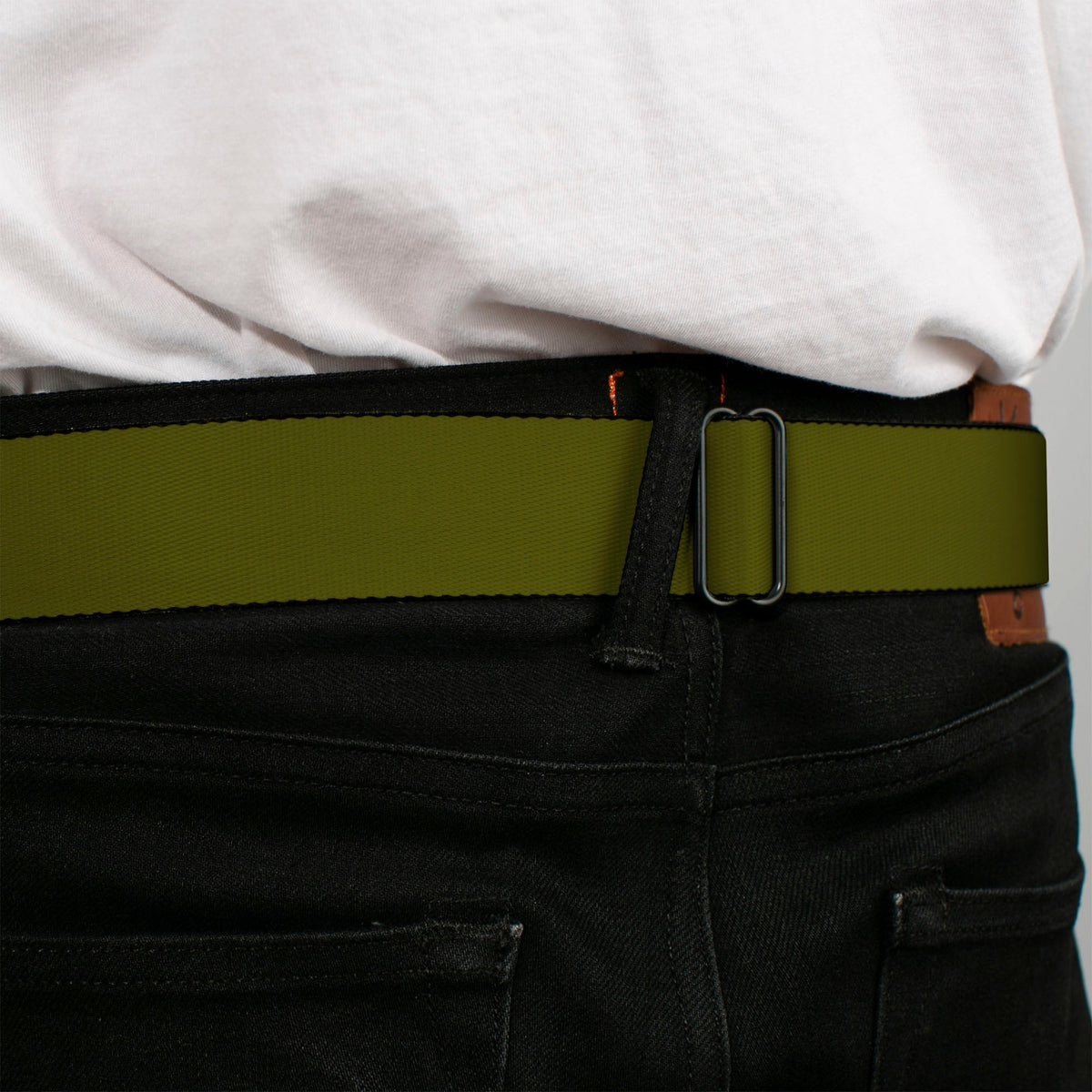 Honda Seatbelt Belt - Olive Webbing